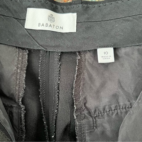 Aritzia Babaton Agency Pants Crepette material size 10 full length - Picture 6 of 10